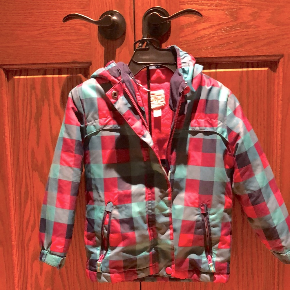 Cat And Jack winter coat 5T w/zip out fleece liner